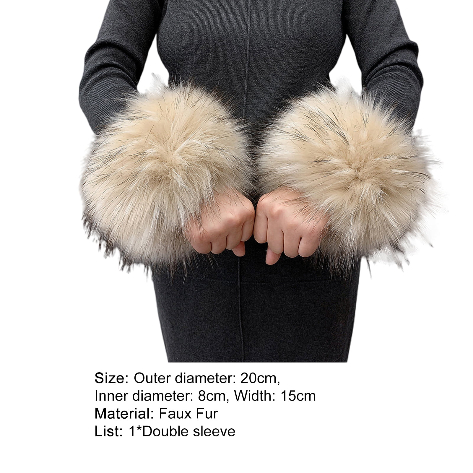 Real fur cuffs deals