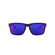 Oakley Mens Polarized Holbrook 0OO9102-91023655 Black Square Sunglasses