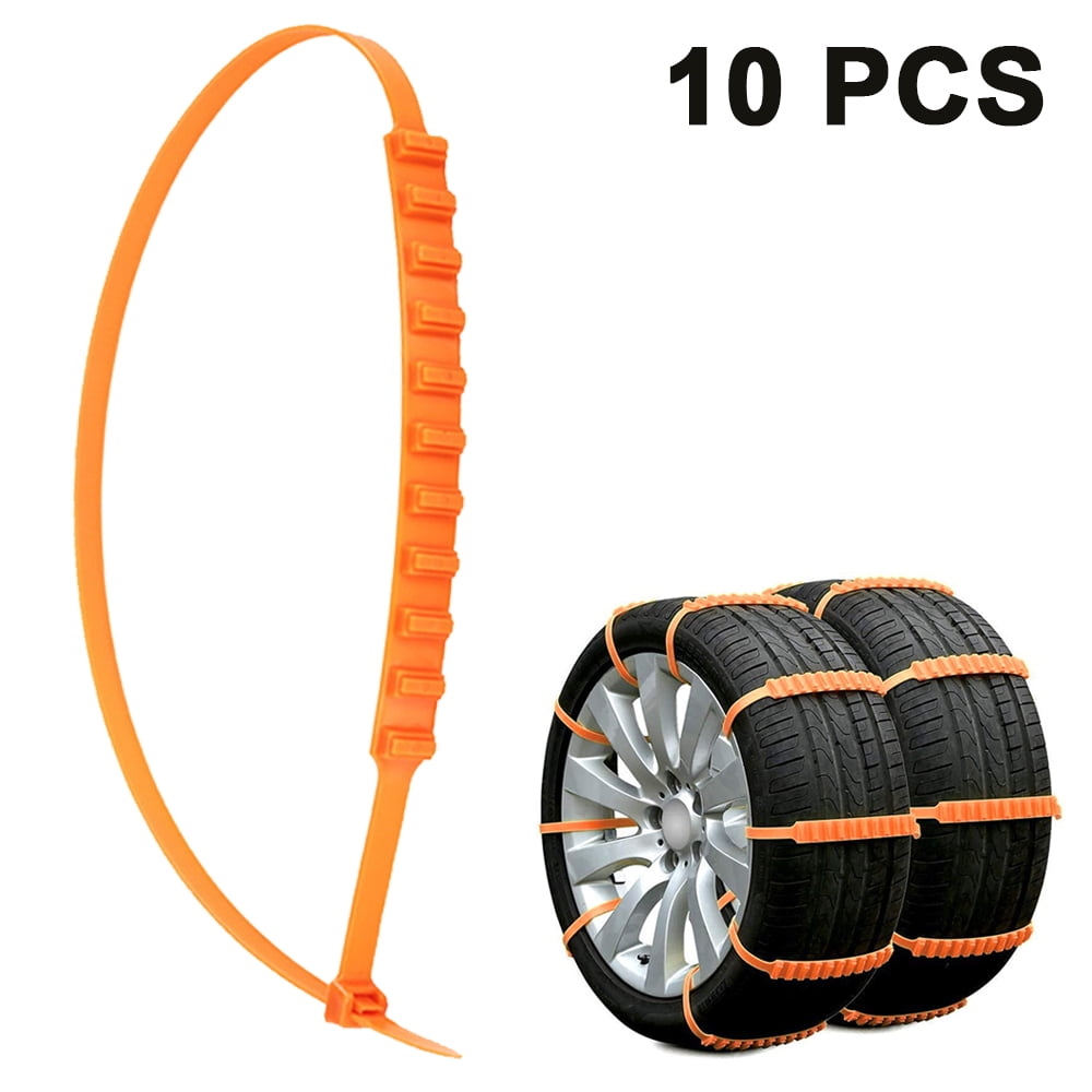 Details about   Snow Mud Tire Chain for Car Truck SUV Anti-Skid Emergency Winter Driving
