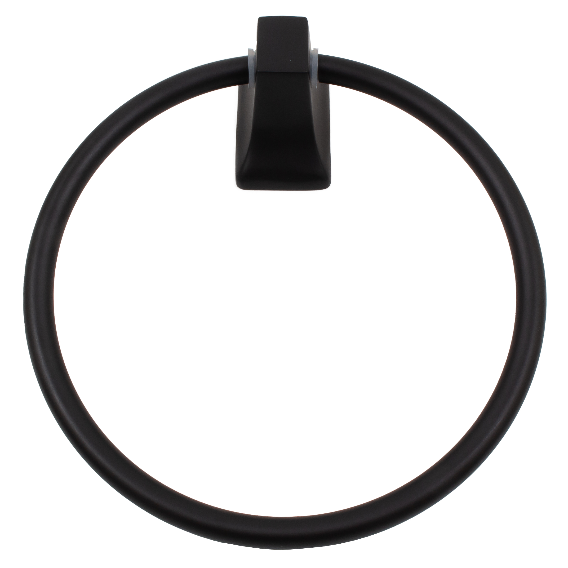 Lakewood Towel Ring, Matte Black by Stone Harbor Hardware