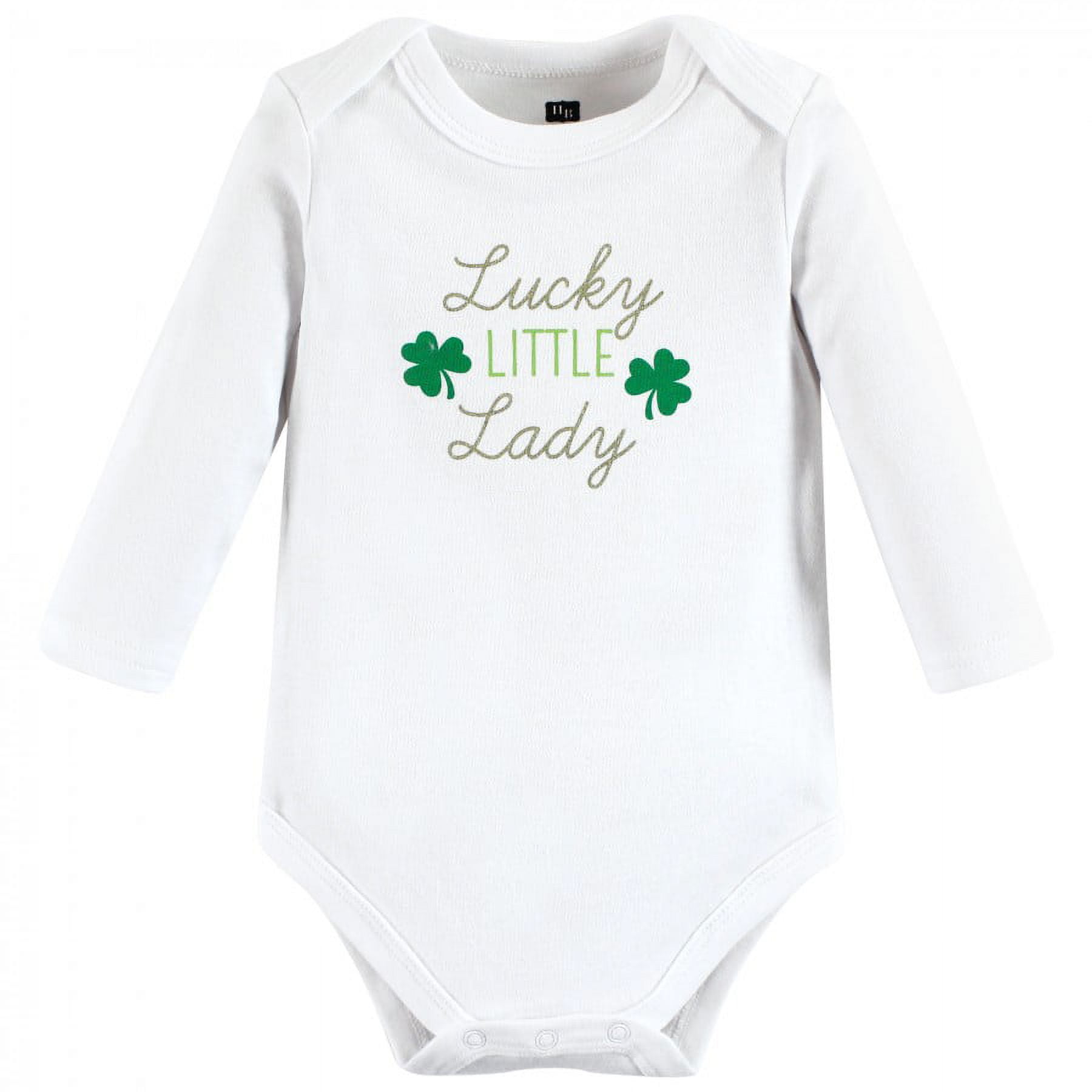 Hudson Baby Cotton Long-Sleeve Bodysuits, 3-Pack, Newborn- 24 Months