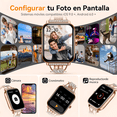 thumbnail image 5 of Reloj Inteligente con Alexa Integrado, Bluetooth Llamadas, IP68 Belug Dorado, 5 of 5
