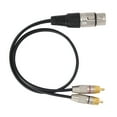thumbnail image 5 of Audio Splitter 1 XLR Female Plug to 2 RCA Male Plugs Cable for Home Theater and Professional Audio EquipmentFemale Plug 1m Bienvenido, 5 of 8