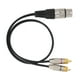 thumbnail image 3 of Divisor De Audio XLR A RCA, Home Theater 1 XLR Hembra A Doble RCA Macho Cable Para El Hogar Para Exteriores, 3 of 8