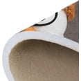 thumbnail image 7 of SKYSONIC Snowmen Hat Non-Slip Area Rug, Winter Snow Floor Carpet Comfort Floor Mats Decor for Indoor Front Porch Living Room Bedroom Kitchen, 36"x24", 7 of 7