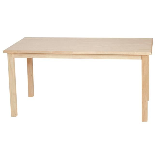 Wood Designs 82322 Hardwood Table Rectangle 24 X 36 X 22 Inches