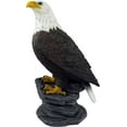 thumbnail image 4 of Ebros- Liberty - Bald Eagle sur Roche Statue Figurine Bureau Hauteur 9 Pouces Déco, 4 of 4