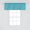 thumbnail image 2 of Ambesonne Japanese Wave Window Valance, Splatters Tsunami, 54" X 18", Sea Blue Pale Blue, 2 of 3