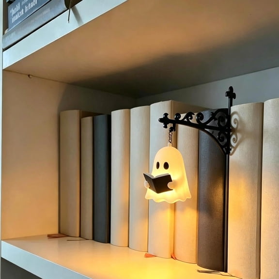 Library Lantern-Decorative Bookshelf Lighting, Reading Book Shelf Lights for Bookworms, Antique Led Books Nook Lamp Ornament for Study Reading Corner Home Library, Unique Gift for Book Lovers(3Pcs)