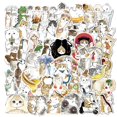 thumbnail image 1 of 200 pegatinas elásticas con diseño de gato para viajes, bonitas pegatinas de grafiti para refrigerador, casco, patineta, ordenador, bricolaje, para coche, 1 of 5