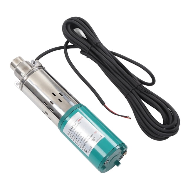 Bomba sumergible solar DC 24V 260W 40m Descarga Elevación Cepillo Motor de cobre para jardín