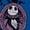 ROYAL BLUE, variant on The Nightmare Before Christmas - Sally Art Nouveau - Men's Sleeveless Graphic Tank