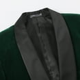 thumbnail image 3 of Beauty Emily Men's Suit Set Velvet Jacket and Pants Wedding Party Best Man Banquet Classic Costume, 3 of 8
