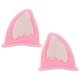 thumbnail image 2 of 1 par de orejas de zorro, casco con orejas, cuernos, decoración, accesorios para casco, casco para bicicleta o motocicleta, blanco y rosa, 2 of 6