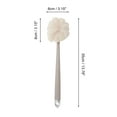 thumbnail image 2 of Unique Bargains 1 Pc Cartoon Long Handle Double-sided Bath Brush Back Scrubber Gray, 2 of 6