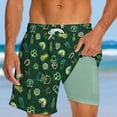 thumbnail image 2 of Kcolen Mens Swim Trunks,Mens Swim Trunks 7 Inch,Drawstring Swimwear Beach Vacation Surf Shorts, 2 of 5