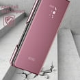 thumbnail image 5 of Clear Mirror Case Compatible Samsung Galaxy Z Fold 5 Case with Kicktand,Ultra Thin & Lightweight Flip Mirror Makeup Cover Electroplated Full Protection Stand Cover for Galaxy Z Fold 5 Case Pink, 5 of 7
