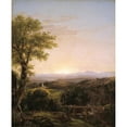 thumbnail image 3 of Thomas Cole 20x24 Black Modern Framed Museum Art Print Titled - New England Scenery (1839), 3 of 5