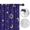 thumbnail image 4 of Blackout Kids Curtains,Blue Gold Sun Moon Pattern Childrens Insulated Curtains Set Of 2,Bedroom Essentials,Toddler Room Decor 42x84in(106x213cm), 4 of 5