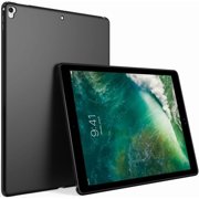 for Case for iPad Pro 12.9 Inch (2nd & 1st Gen), Slim Matte Rubber Soft TPU Protective Cover, Black