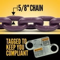 thumbnail image 4 of 5/8" x 5' - Adjustable Single Leg Chain Sling w/ Self-Locking Hook -, 4 of 7