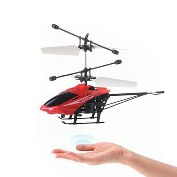 Mini RC Helicopter LED Flashing Light Induction Control Helicopter for