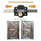 thumbnail image 4 of 50/70mm Double Sided Gate Lock, U-Type Spring Lock, Iron Sliding Lock Latch for Right & Left Wooden Door, 4 of 5