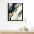 thumbnail image 2 of COMIO  Marble Canvas Art Paintings Modern Abstract Foil Lines Gold Black Prints Contemporary Home Wall Décor Nordic Posters on for Decorations, 2 of 4