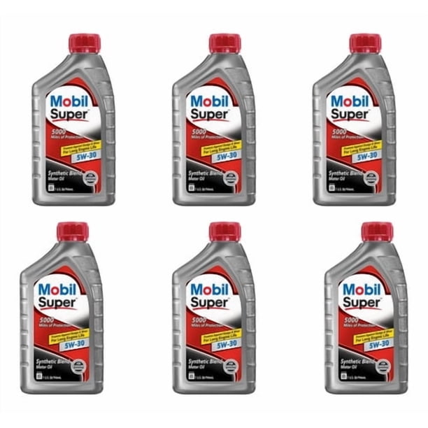 Aceite Mobil Super 5000 5w30 6 X 946ml | Walmart en línea