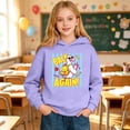 thumbnail image 4 of RMGVDSD Hoodies for Girls Graphic Pullover Hooded Sweatshirt for Kids Back To School and Daily Wear Soft Casual Hoodie Sweatshirts Fashionable Top 4-5 Years, 4 of 7