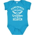 thumbnail image 3 of Inktastic Handpicked for Earth by My Grandpa in Heaven Angel Wings Boys or Girls Baby Bodysuit, 3 of 5