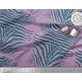 thumbnail image 2 of Soimoi Purple Japan Crepe Satin Fabric Wild Animal Skin Print Fabric by The Yard 42 Inch Wide, 2 of 3