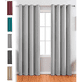 thumbnail image 2 of Tyidzon Blackout Curtains for Bedroom 78 Inch Long, 1 Panel Curtain Grommet Thermal Insulated Room Darkening Curtains for Living Room (Blue, 39 x 78 Inch), 2 of 8