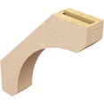 thumbnail image 5 of Ekena Millwork 3"W x 16"D x 16"H Legacy Rough Cedar Woodgrain TimberThane Knee Brace, Primed, 5 of 6