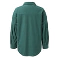 thumbnail image 7 of CILENON Long Jackets for Women Trendy Womens Corduroy Jacket Winter Shirt Turtleneck Coat Casual Jackets Warm Jacket With Button (Green,S), 7 of 7