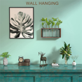 thumbnail image 5 of 2X Plant Terrarium with Wooden Stand, Desktop/Wall Hanging Live Plant Propagation Station  Glass Tubes, 5 of 6