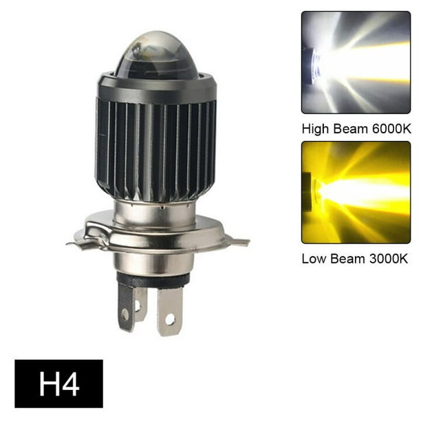 Faros delanteros para motocicleta H4 BA20D, 12V, 12000LM, CSP, luces Led para motocicleta, foco Led de haz alto/bajo, lámpara antiniebla superbrillante Dengxun unisex