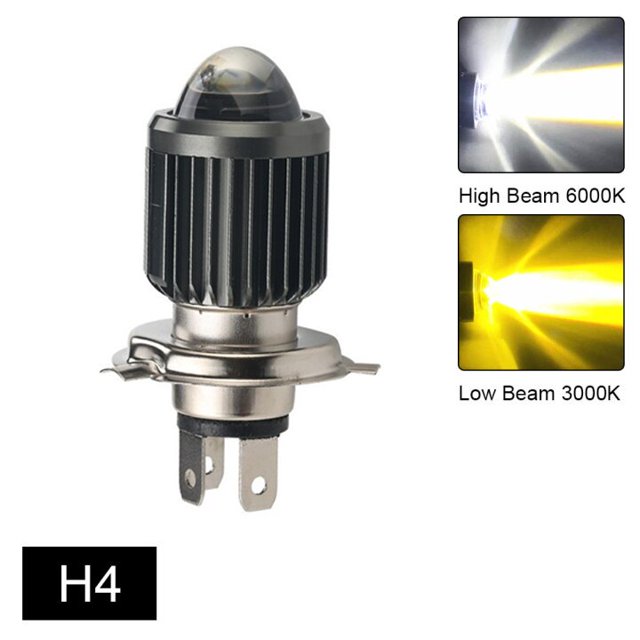 Faros delanteros para motocicleta H4 BA20D, 12V, 12000LM, CSP, luces Led para motocicleta, foco Led de haz alto/bajo, lámpara antiniebla superbrillante Dengxun unisex