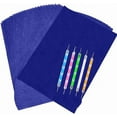 thumbnail image 1 of wqlpp-100 Sheets Blue Carbon Transfer Paper Tracing Copy Paper with Embossing Stylus Set, Idea for Wood/Paper/Canvas and Other Art Surfaces Tracing Copy(A4/8.3 x 11.5 Inches), 1 of 4