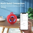 thumbnail image 5 of EBODA Altavoz de Ducha Bluetooth, Altavoces Portátiles Impermeables IPX7 Flotantes, Altavoz Estéreo Inalámbrico BT 5.0 con Bajo, Luz LED de 2000mAh para Ducha, Piscina, Playa, Regalos para Mujeres - R, 5 of 5