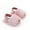 Light Pink Heart, variant on Baby Girls Warm Fuzzy Slipper Plush Sandals Soft Sole Faux Fur Flats Toddler Prewalker Slipper Elastic Back Strap