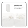 thumbnail image 4 of WHAMVOX 1Pcs Plastic Laundry Detergent Container White Silicone Storage Easy to Clean Household Users Kitchen, 4 of 8