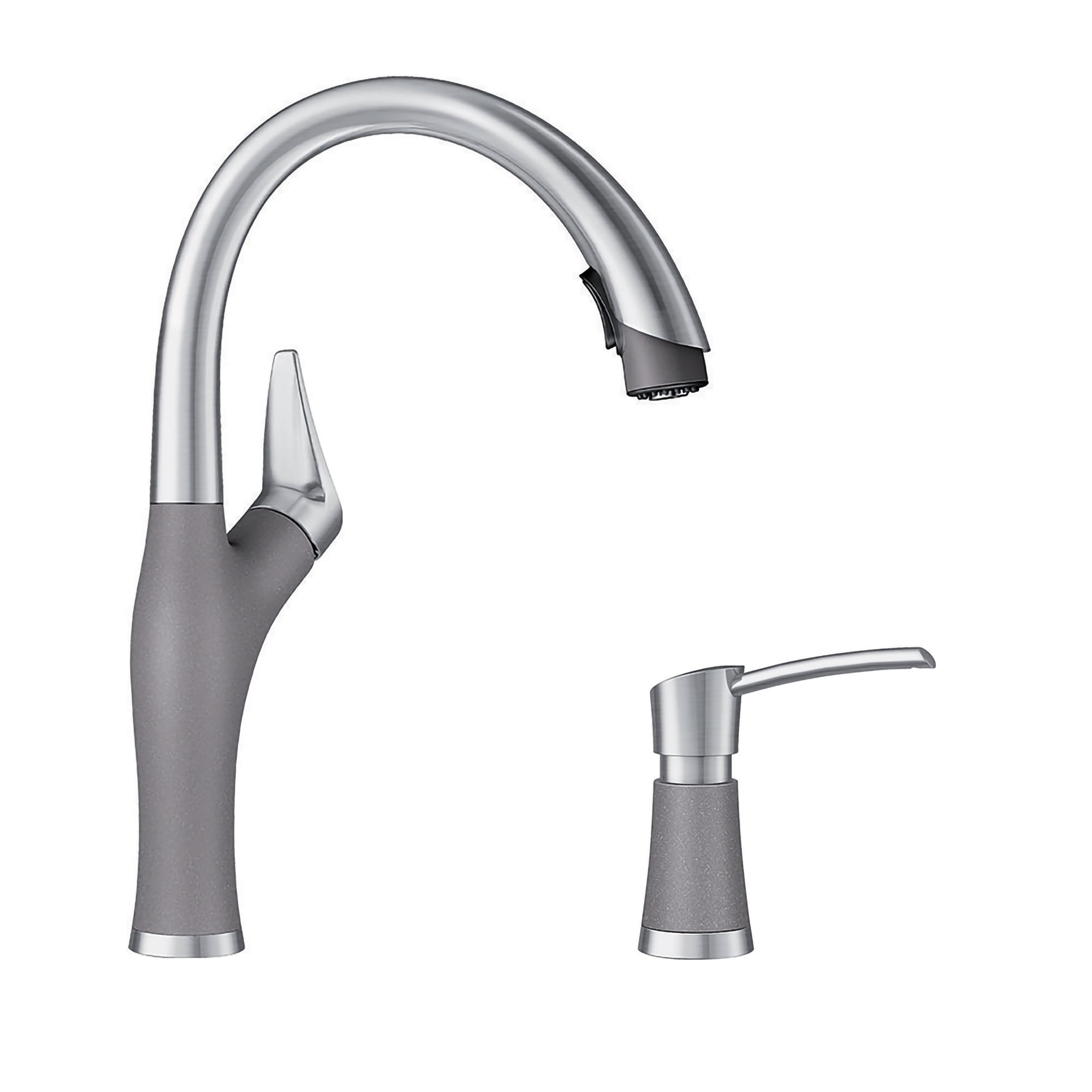 Blanco KF442026 Artona PullDown Kitchen Faucet with Soap Dispenser in
