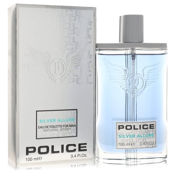 Police Silver Allure by Police for Men - 3.4 oz EDT Spray