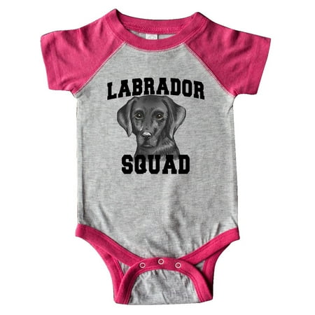 

Inktastic Dog Labrador Squad Gift Baby Boy or Baby Girl Bodysuit