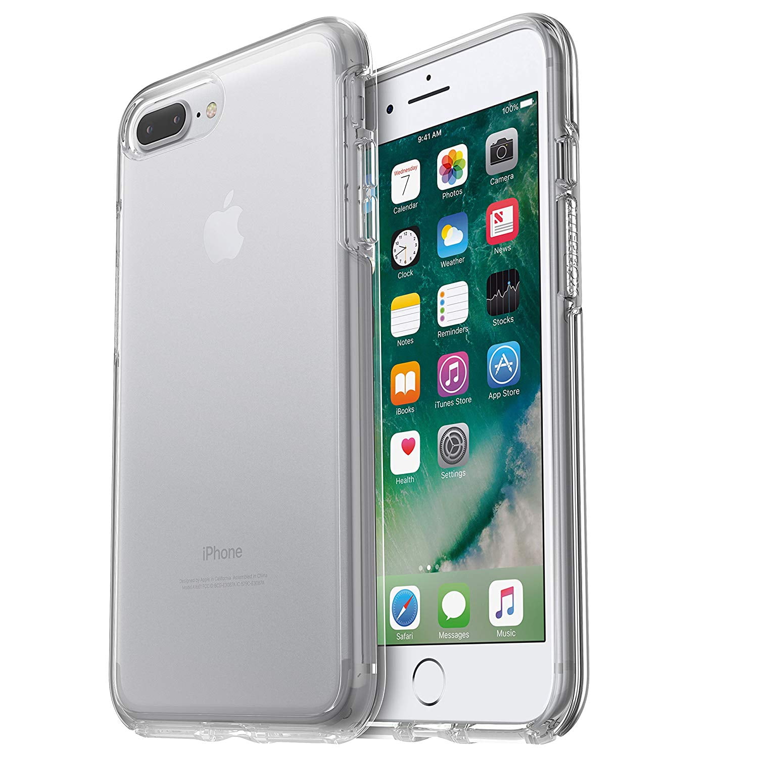 attribuut kreupel R OtterBox Symmetry Clear Series Slim Protective Case for iPhone 8 & 7 Plus,  Clear - Walmart.com