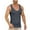 Gray, variant on ZVNAΖH Mens Compression Shirt - Slimming Body Shaper Sleeveless Workout Tank Top Undershirts Tummy Control Vest