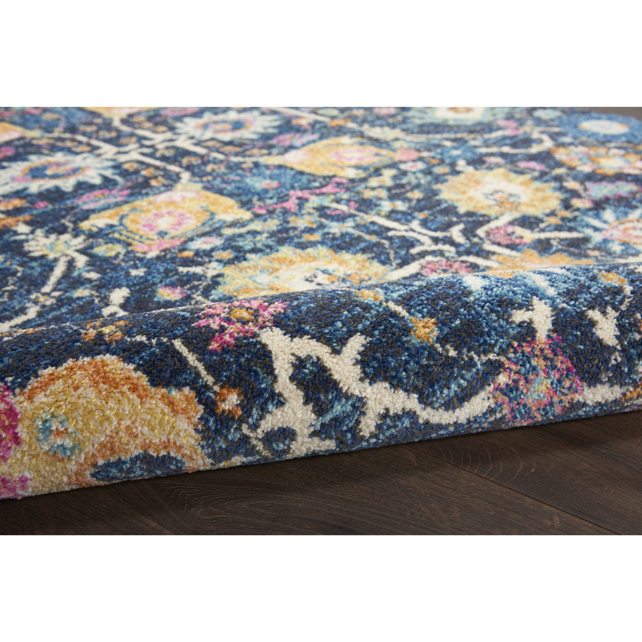 Nourison Passion Bohemian Navy 6'7" x 9'6" Area Rug, (7x10)