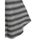 thumbnail image 4 of Más el tamaño de rayas camiseta manga suéter de cuello de cobertura de la túnica Rosegal Vestidos casuales de talla grande, 4 of 5