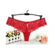 thumbnail image 1 of VISgogo Mujeres Intimates G-string, Tanga de encaje ultrafino, Bragas sexy transparentes Ropa interior VISgogo  moda, 1 of 1